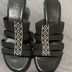 Italian Shoemakers wedge sandals 9 1/2